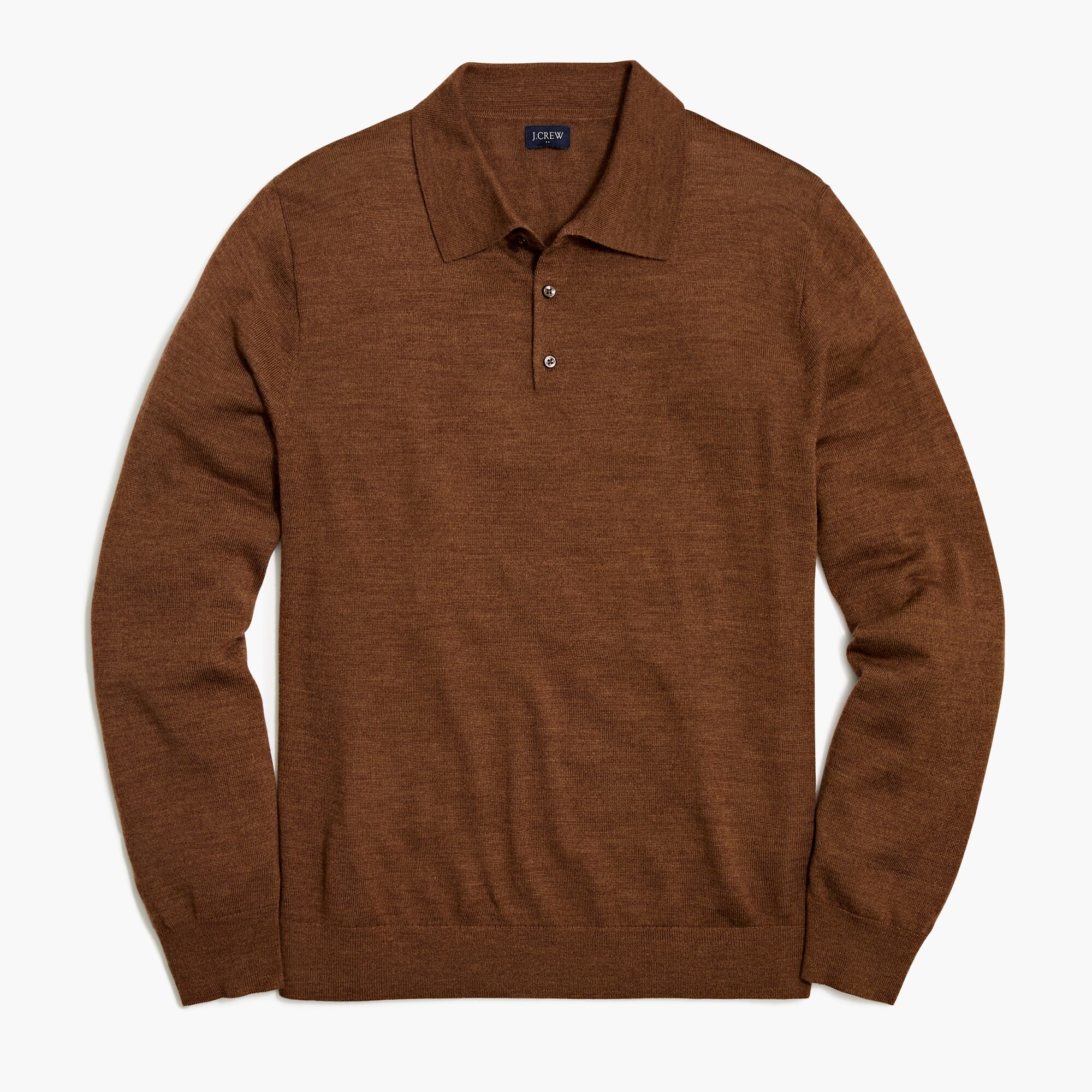 Merino wool-blend sweater-polo
