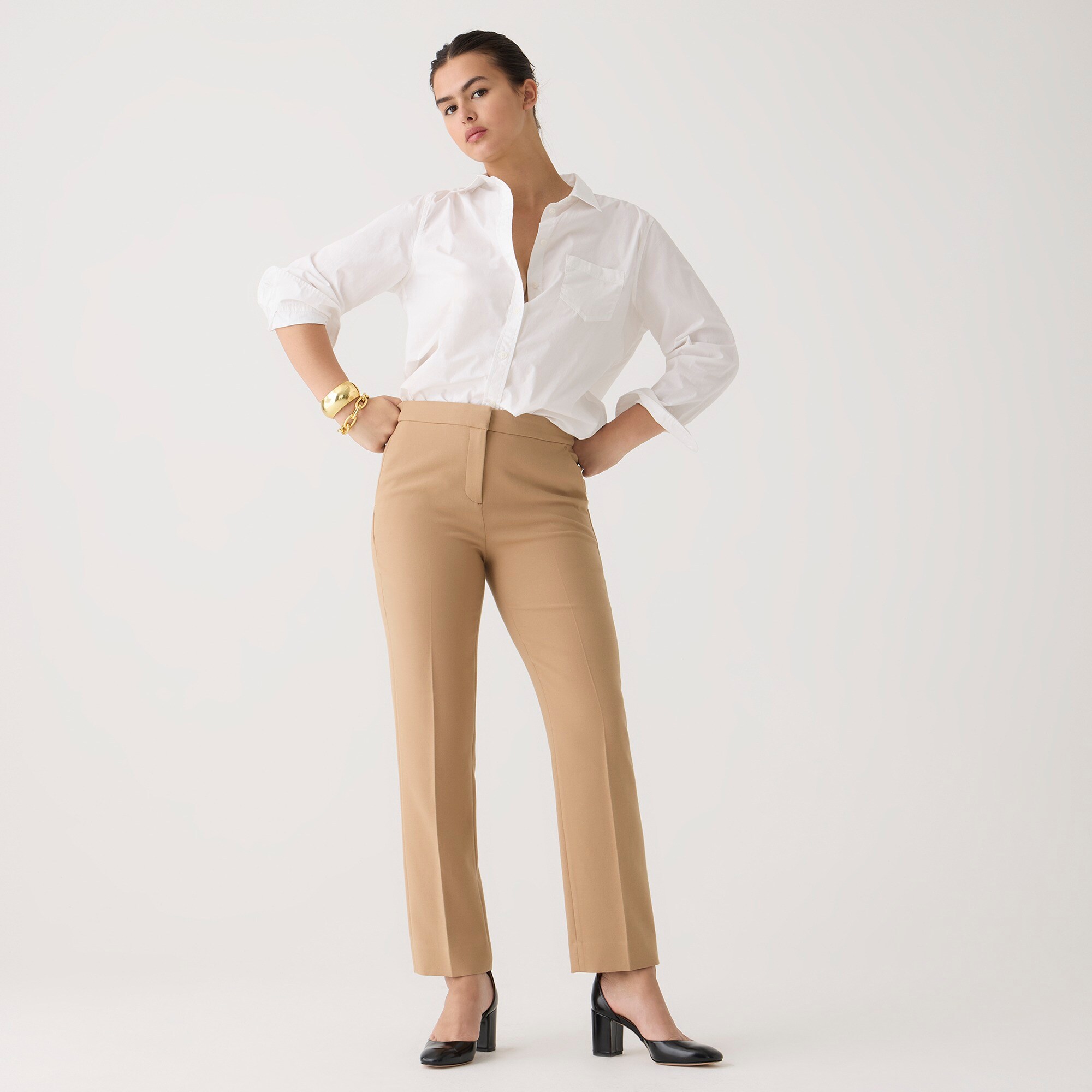 Petite Kate straight-leg pant in four-season stretch