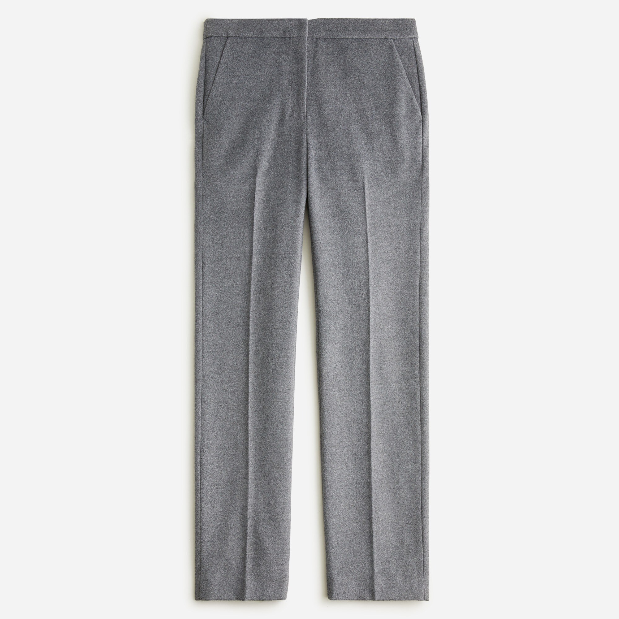 Full-length Kate straight-leg pant in drapey flannel