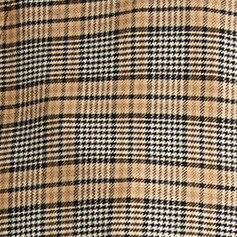 Kate straight-leg pant in Italian drapey plaid wool blend GOLD BLACK PLAID kate straight-leg pant in italian drapey plaid wool blend for women