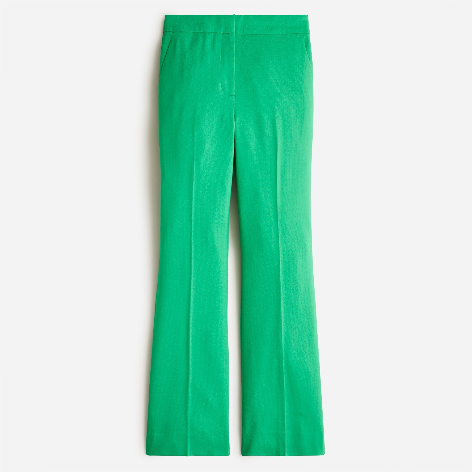 Willa cropped flare pant in Italian city wool blend