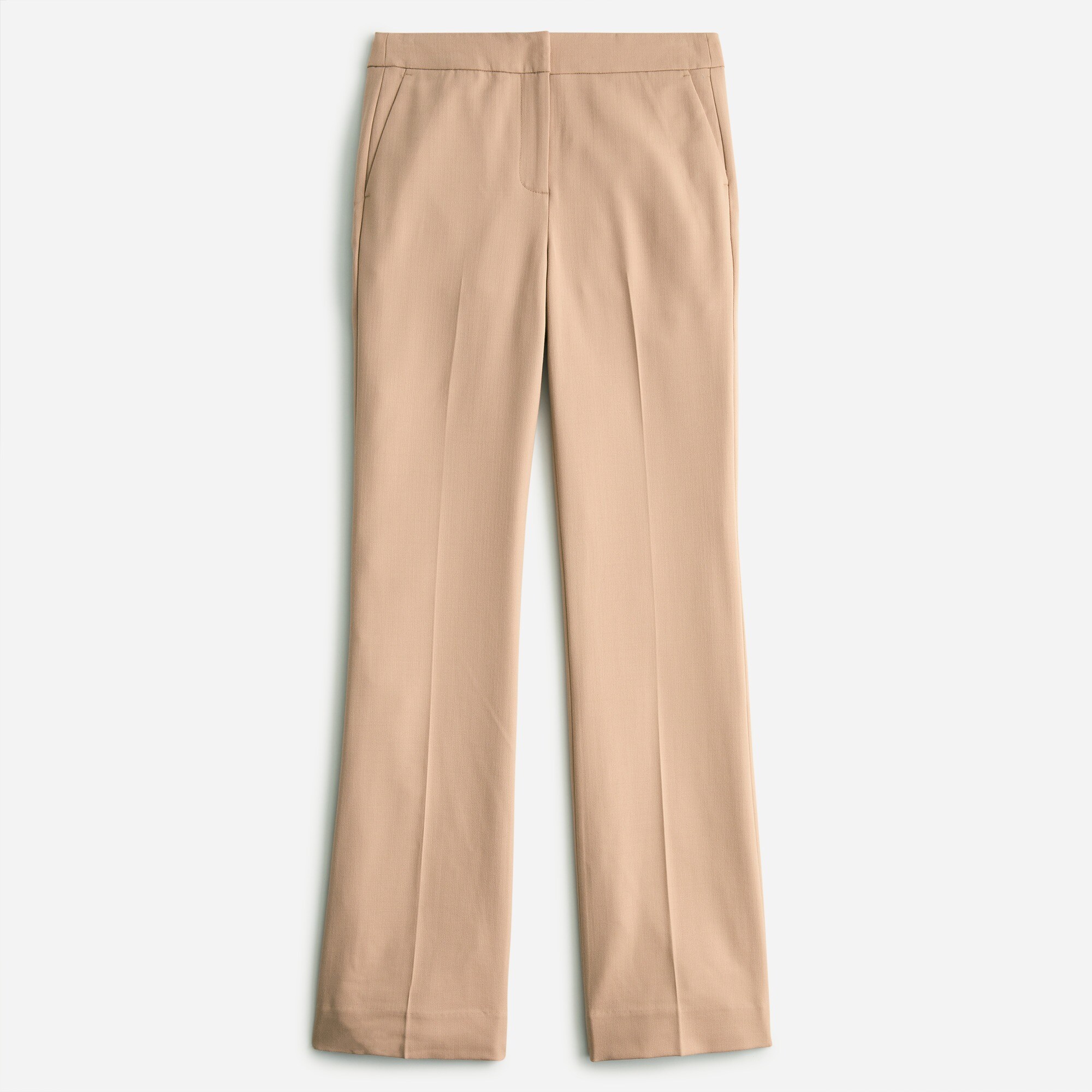 Willa full-length flare pant in Italian city wool blend