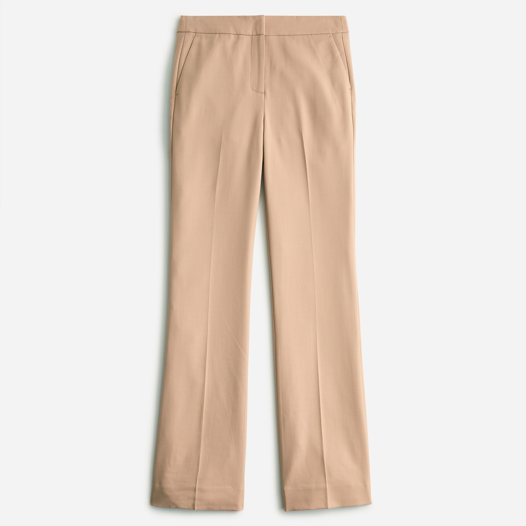 Willa Full-length Flare Pant In Italian City Wool Blend For Women - J.Crew