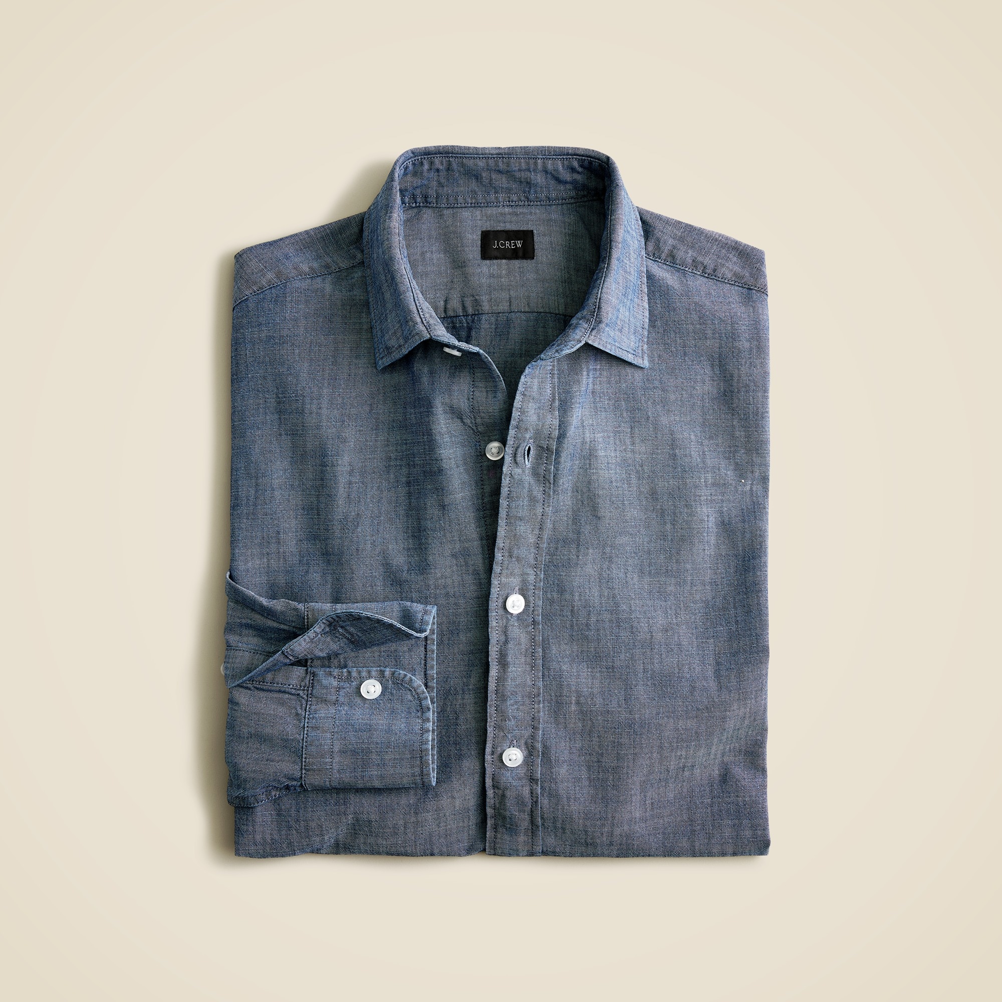 J.Crew Bowery Wrinkle free Dress Shirt With Spread Collar For Men