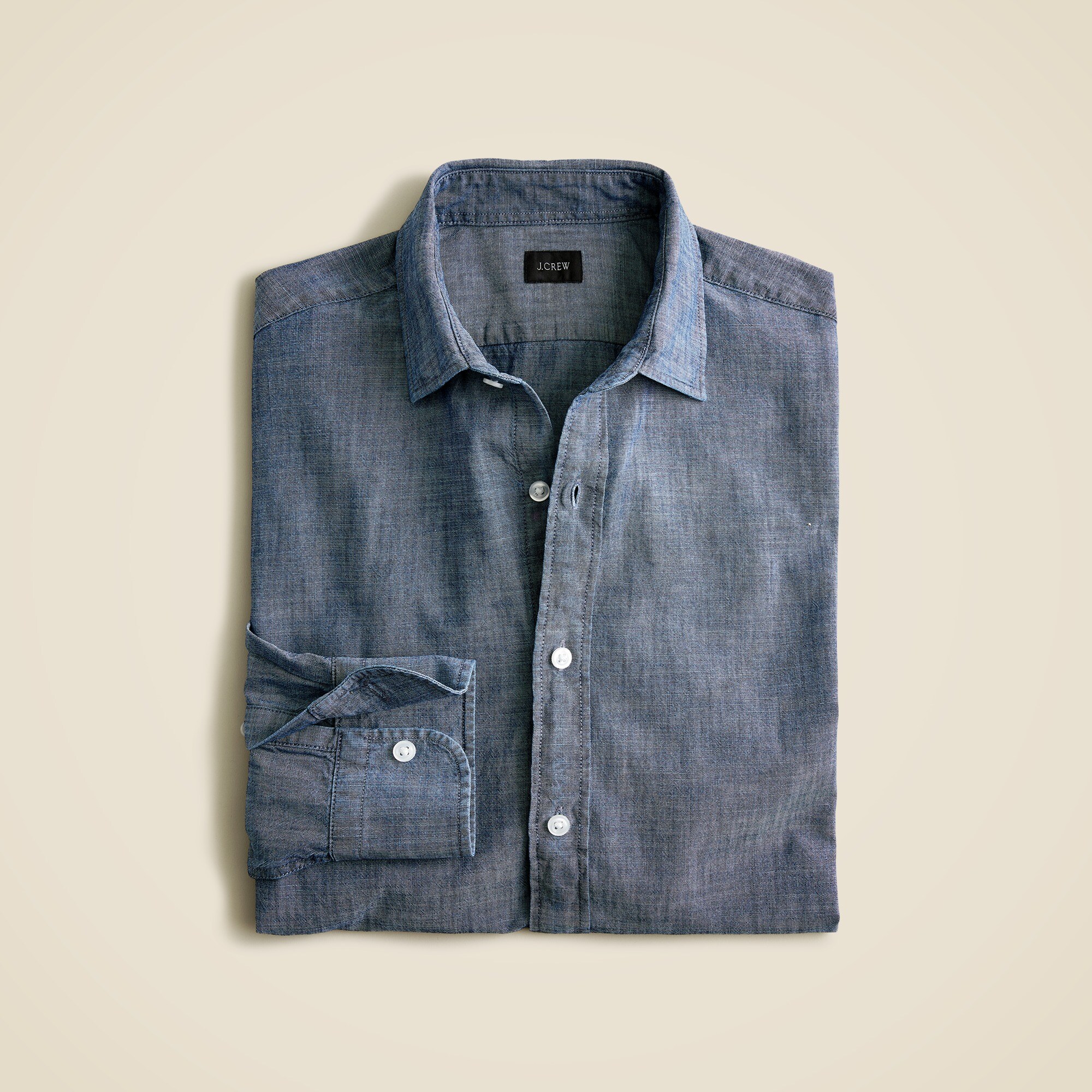 Bowery wrinkle-free dress shirt with spread collar