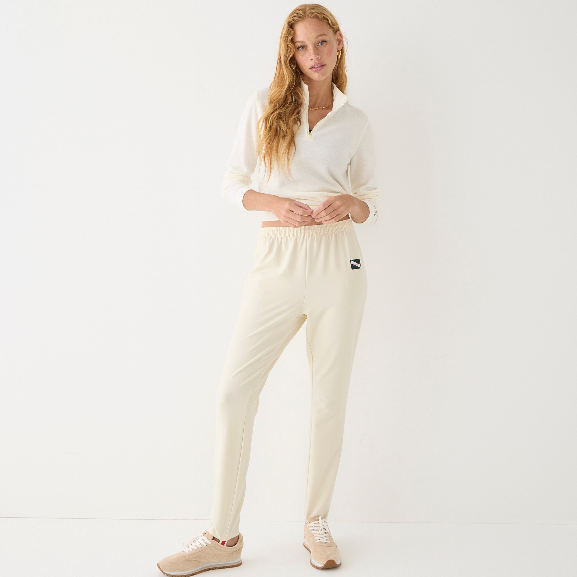 j.crew: limited-edition tracksmith&reg; x j.crew bislett pant for women, right side, view zoomed