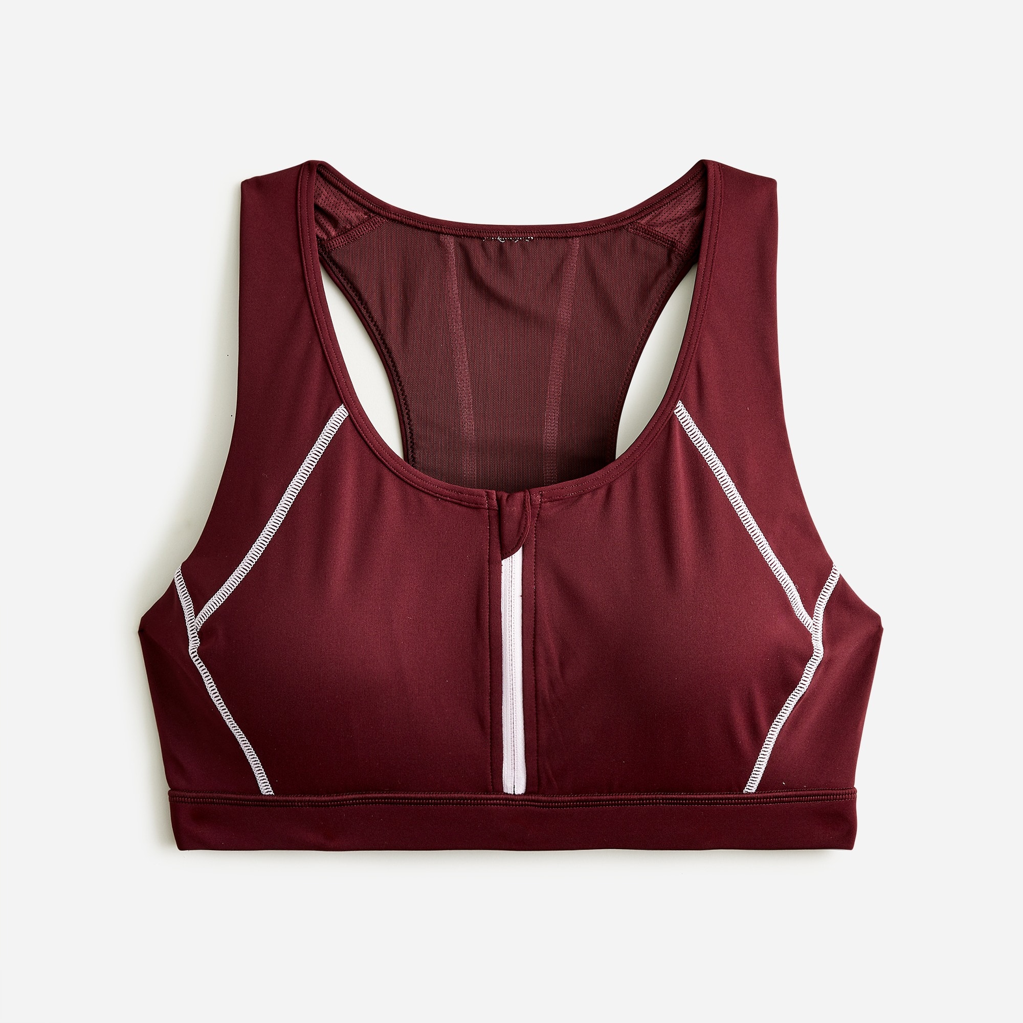 Soutien-gorge De Sport J.Crew SleekStretch Active - Noir - XS - Fermeture Zip Devant