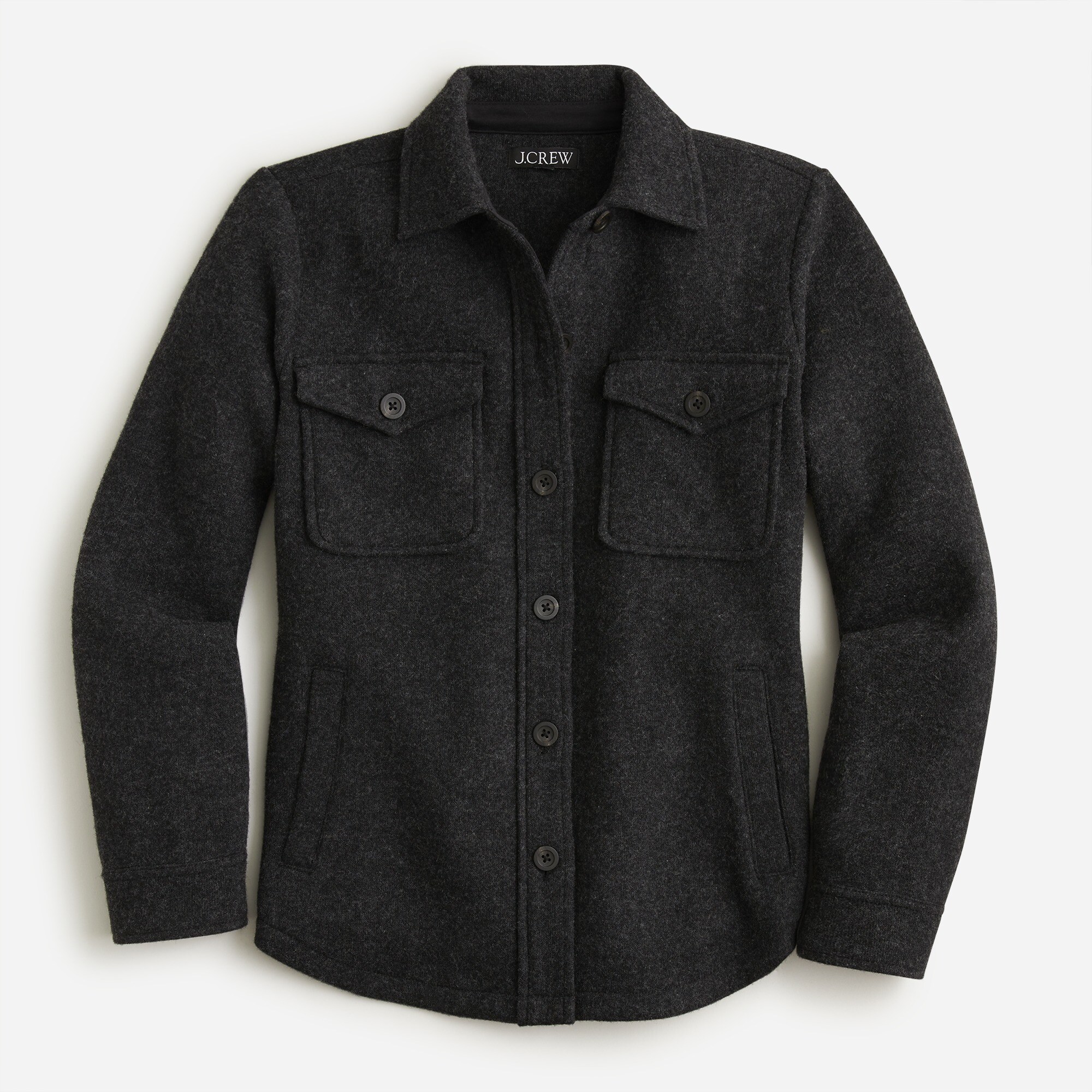 Wool shirt-jacket