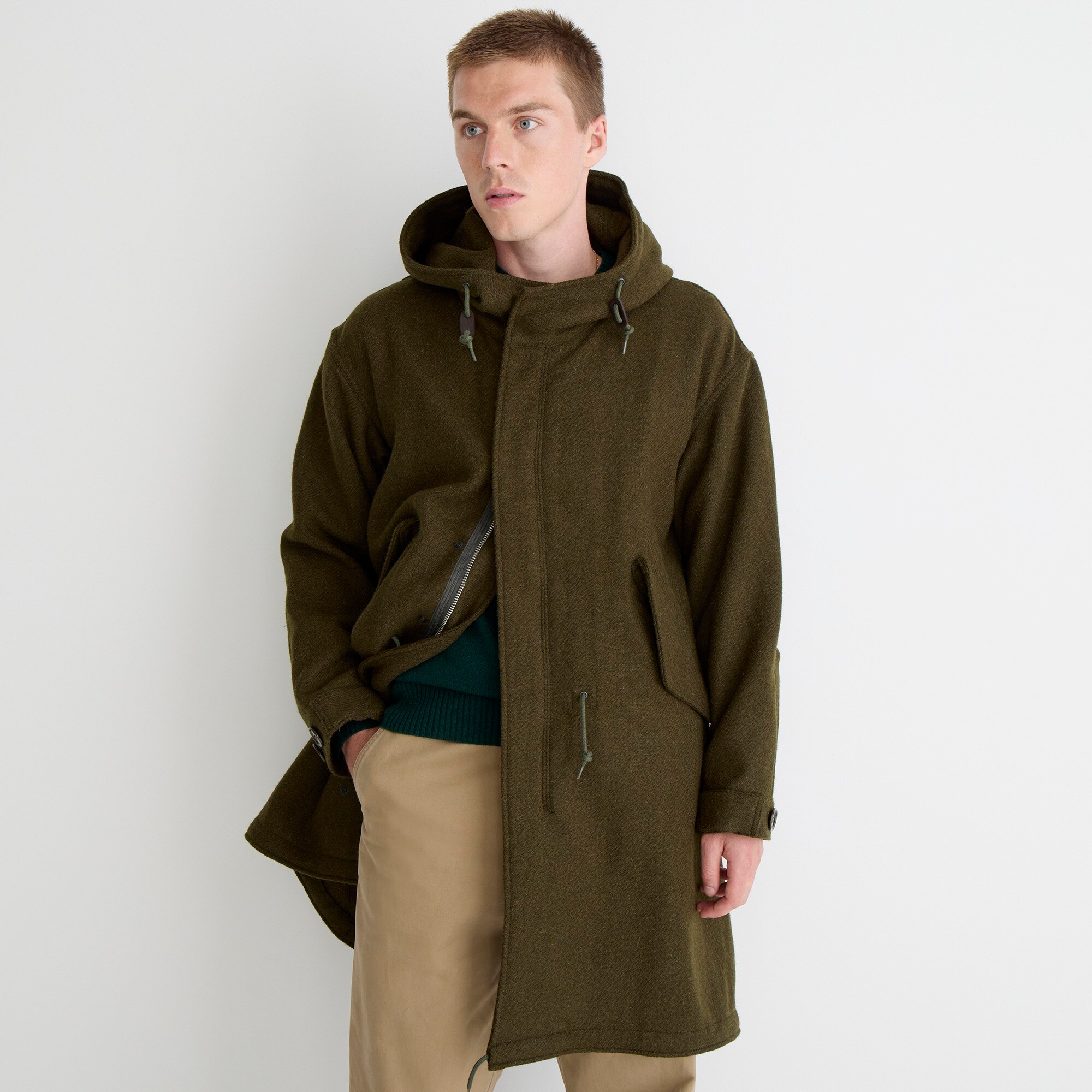 J.Crew: BEAMS PLUS X J.Crew Mil Coat In Harris Tweed® Cloth For Men