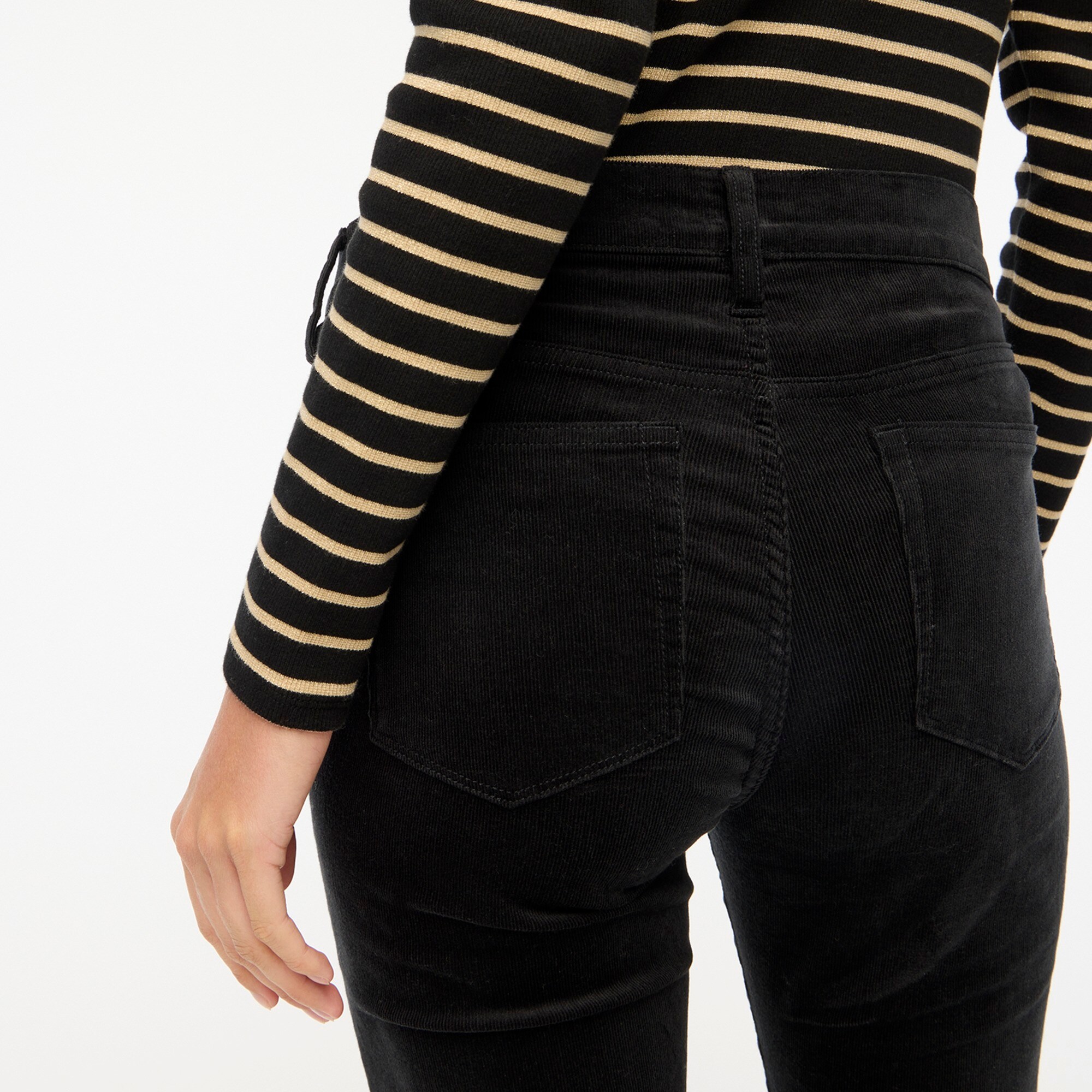 9" mid-rise skinny corduroy pant