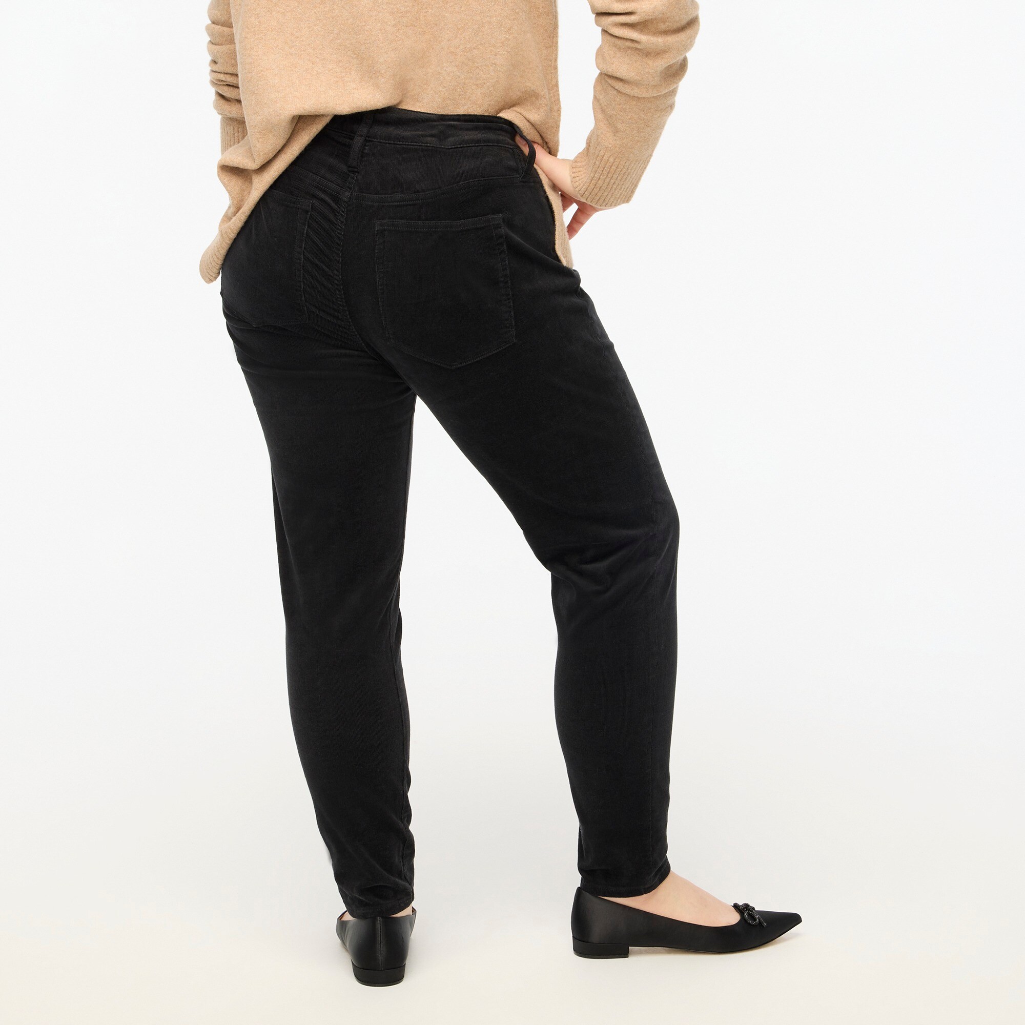9" mid-rise skinny corduroy pant