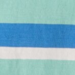 Boys' red, white and blue jets hooded tee SUNFADED AQUA BLUE WHIT