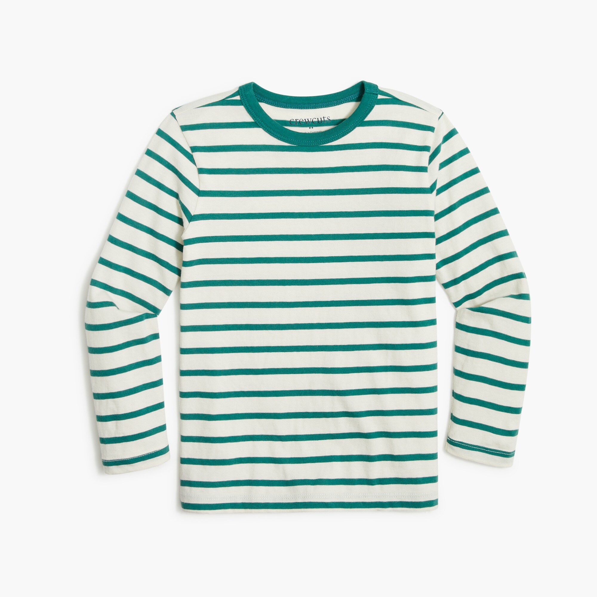 Boys' long-sleeve striped tee