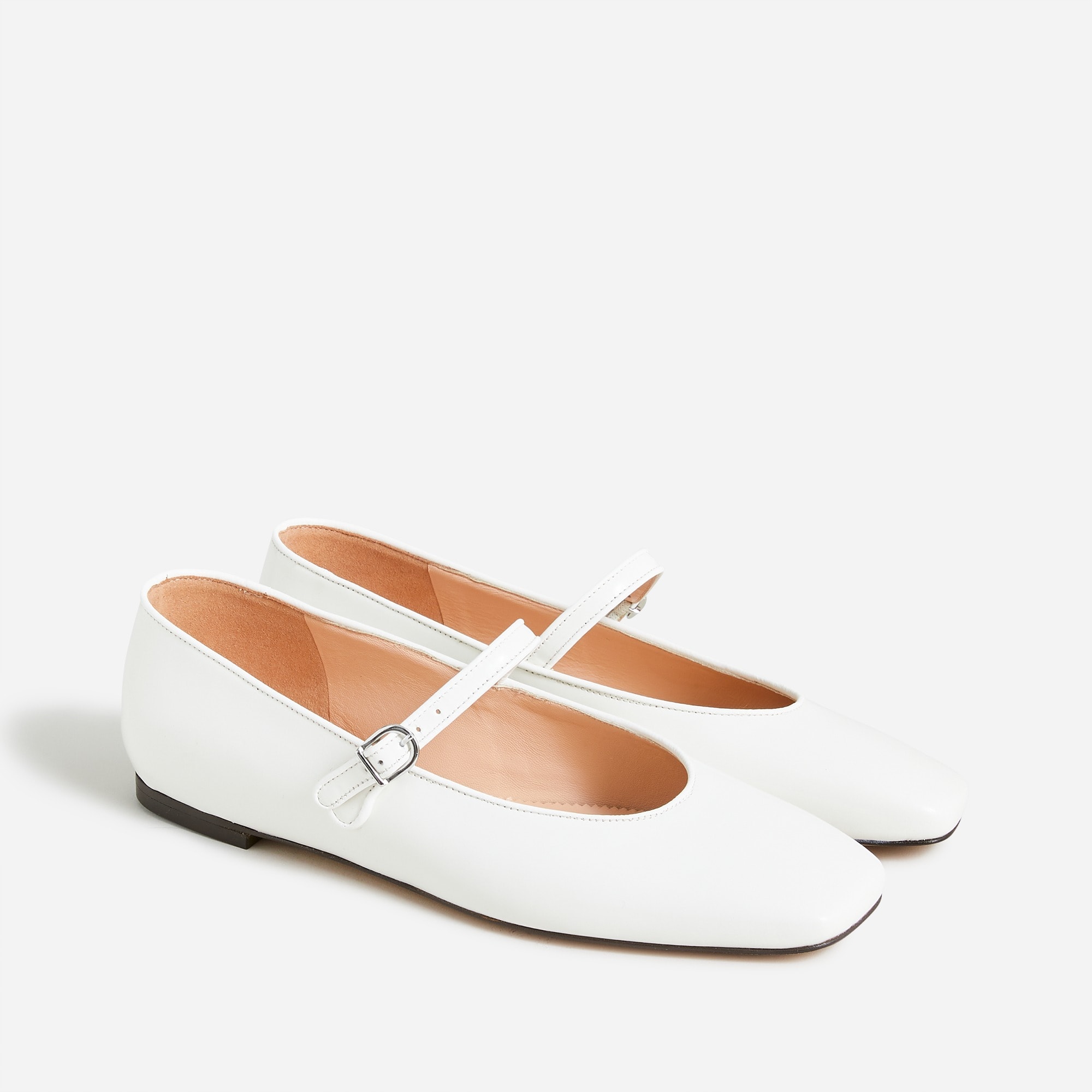 Anya Mary Jane flats in leather