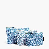 Canvas pouches set-of-three