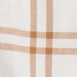 Plaid flannel shirt NATURAL ANTIQUE NAVY 