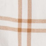 Petite flannel shirt IVORY CAMEL