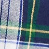 Plaid flannel shirt REGAL BLUE IVORY factory: plaid flannel shirt for women