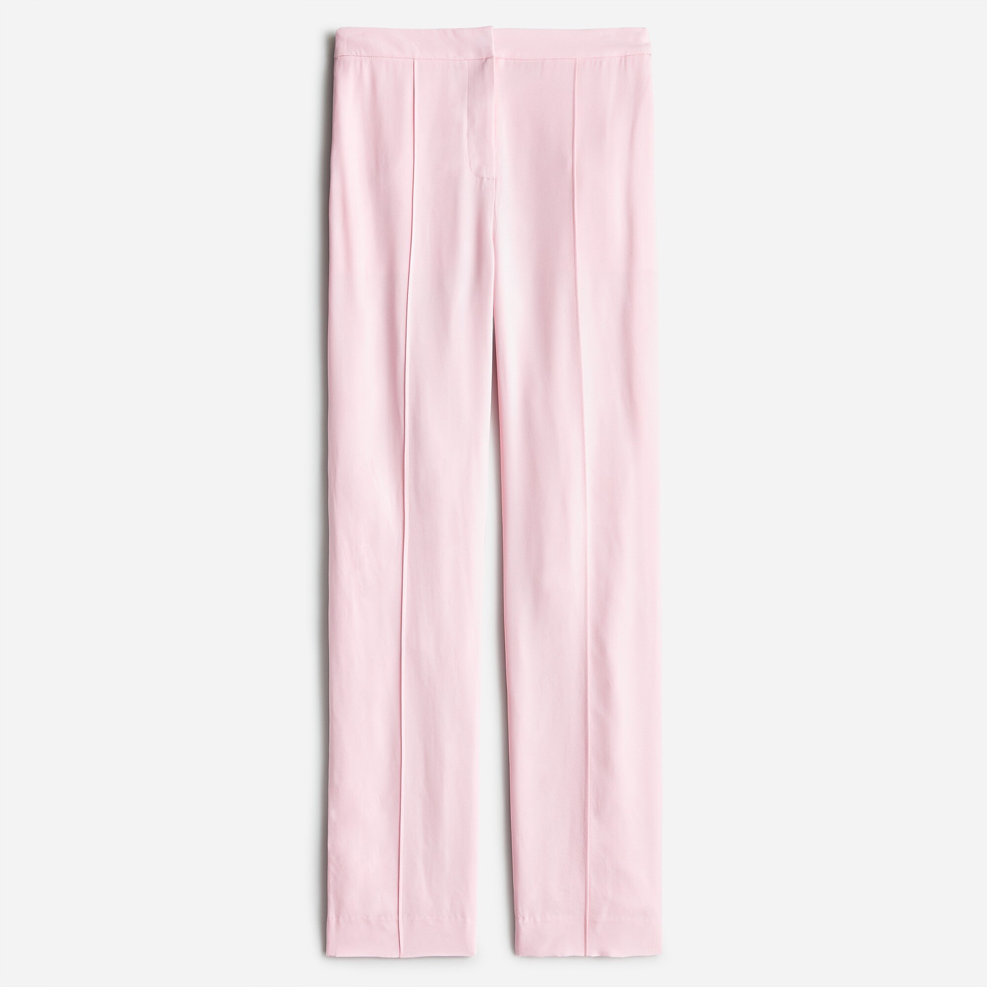 High-rise crepe trouser