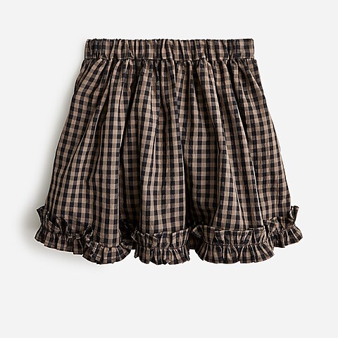 girls Girls' ruffle skirt in flannel