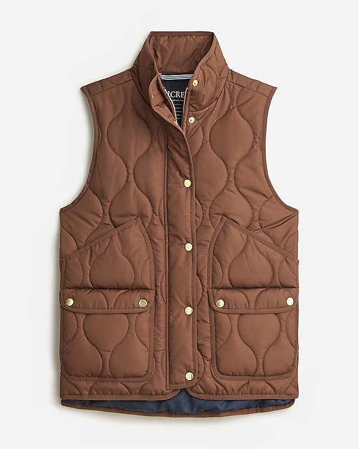 womens New quilted excursion vest