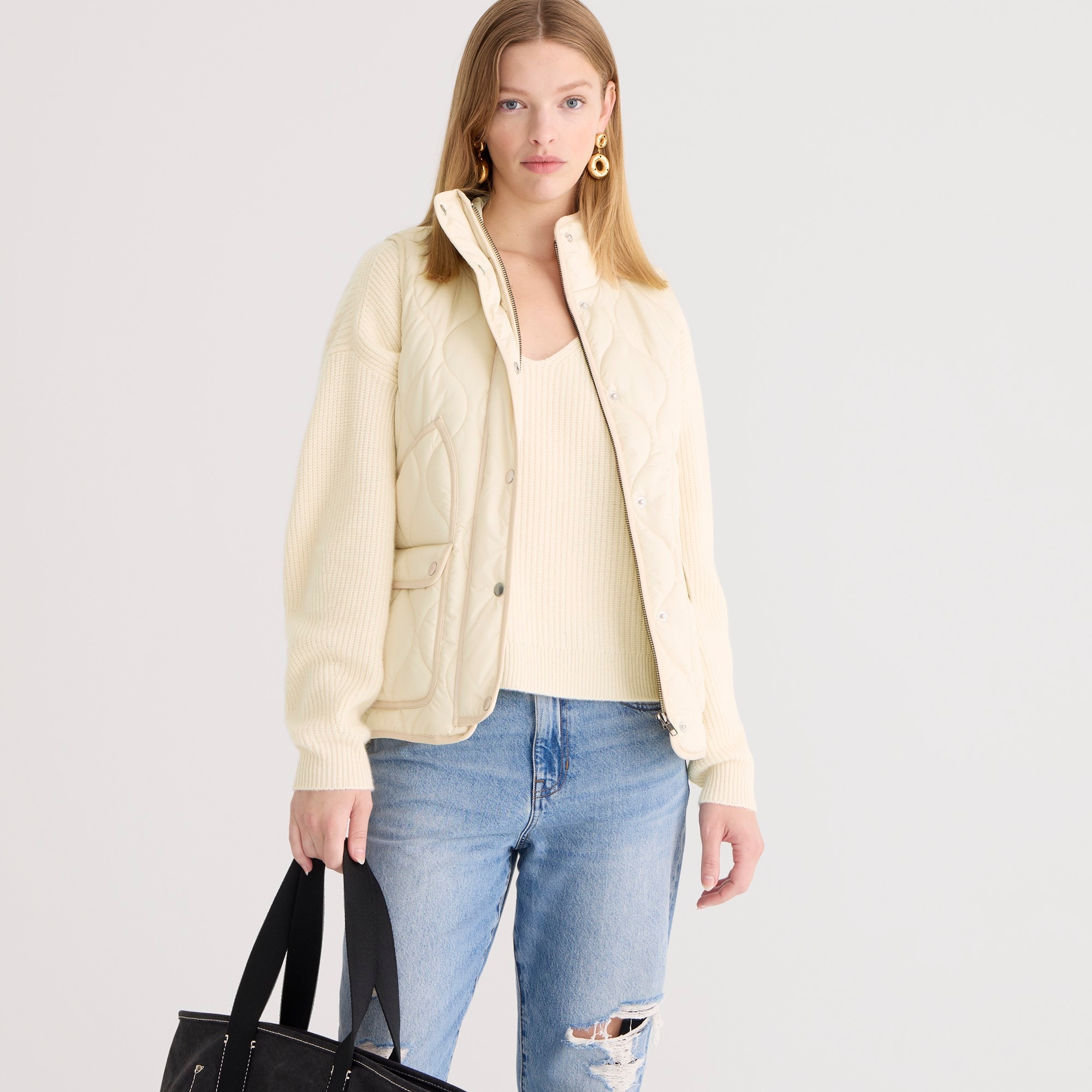 New quilted excursion vest