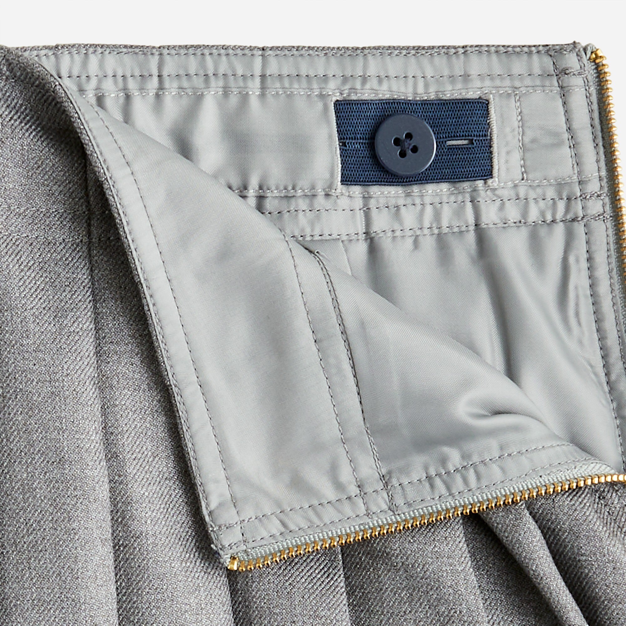 Girls' pleated skirt in twill