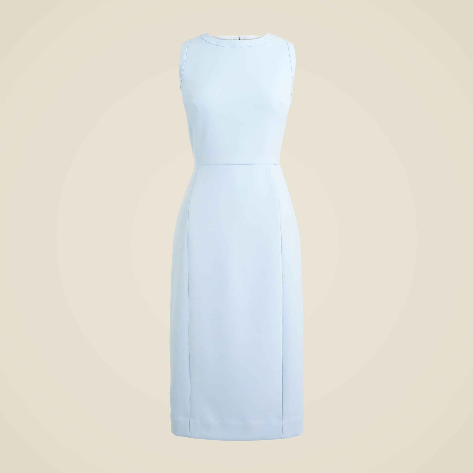 Sheath dress in four-season stretch