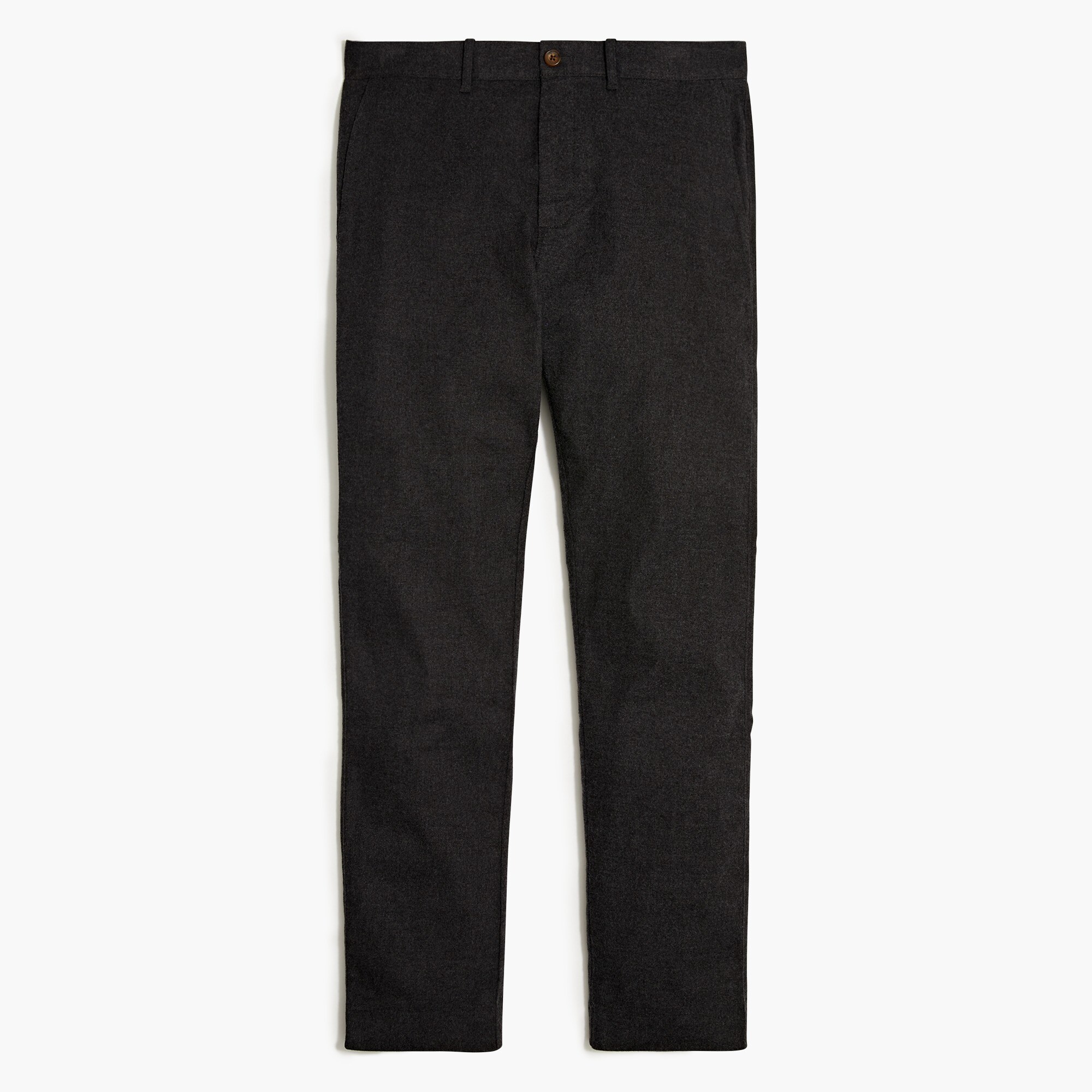 Brushed cotton-blend pant