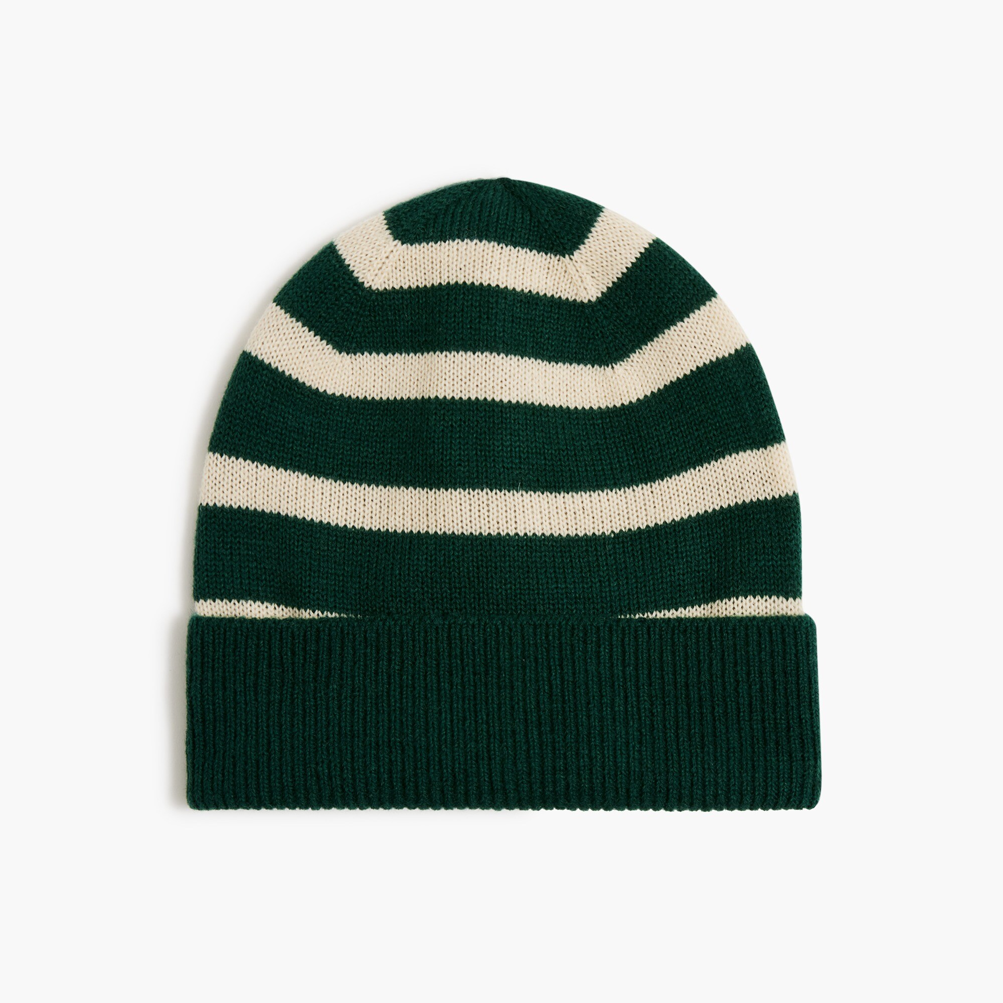 Boys' striped beanie