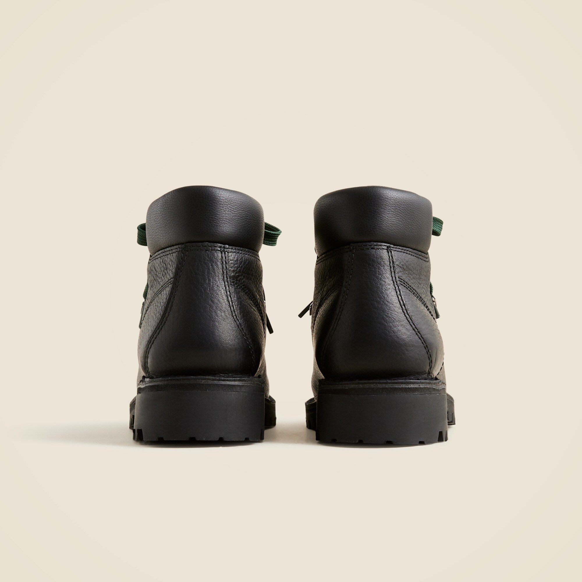Hiking boots in tumbled leather