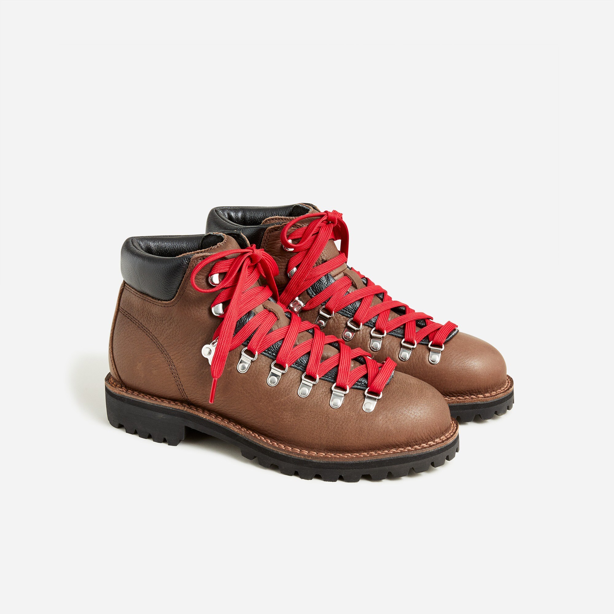 Hiking Boots In Tumbled Leather For Men | J.Crew