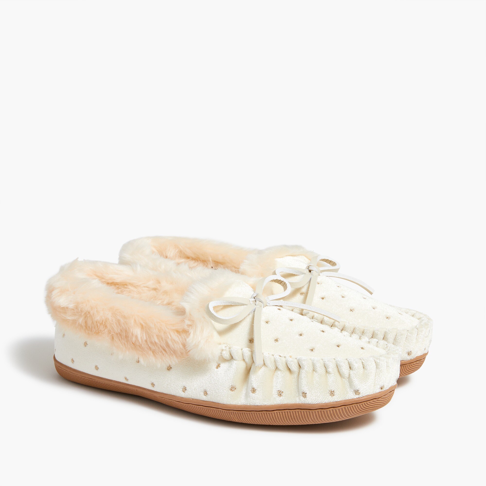 embroidered velvet slippers for women