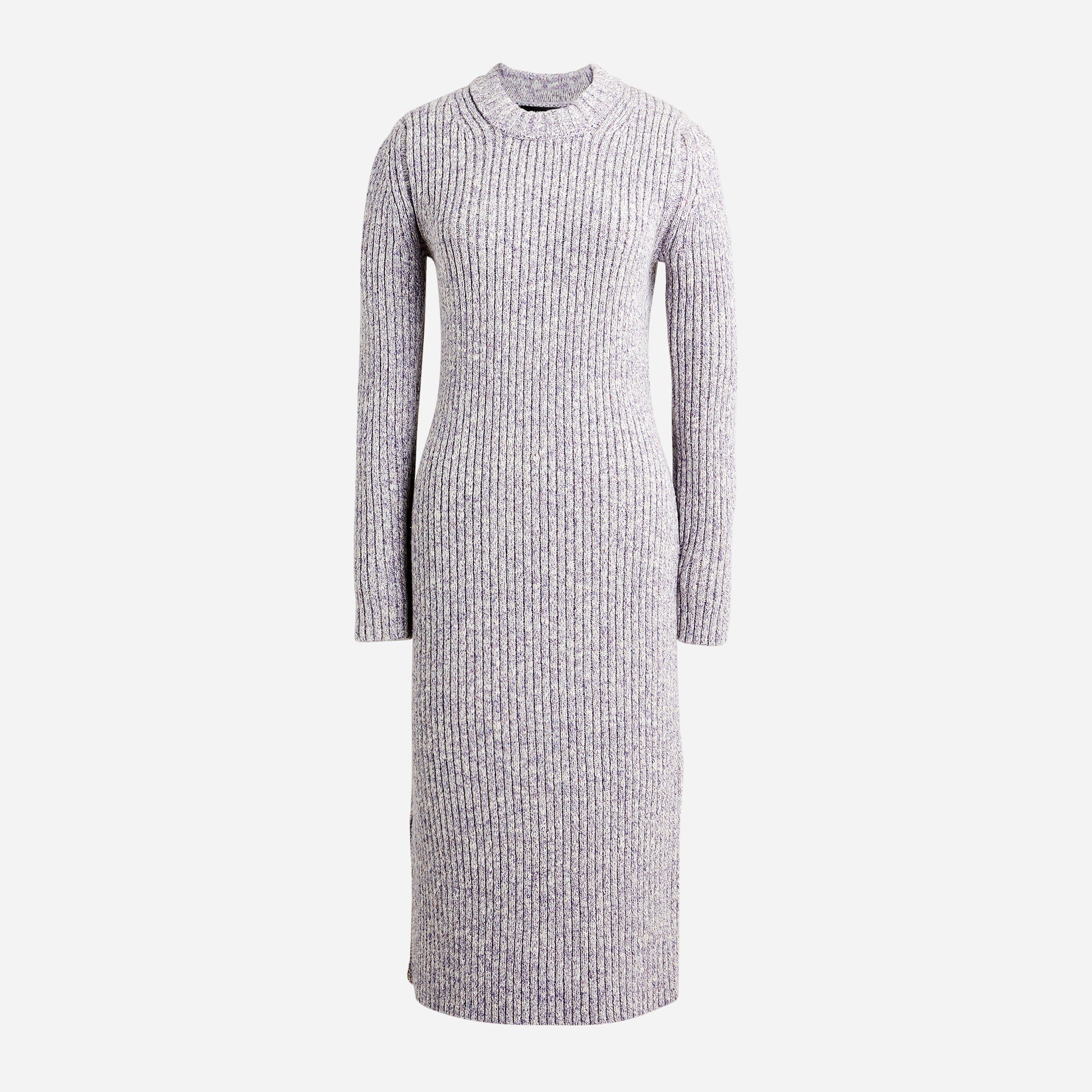 j crew knit ribbed sweater dress Rib-knit Mini Sweater-dress For Women