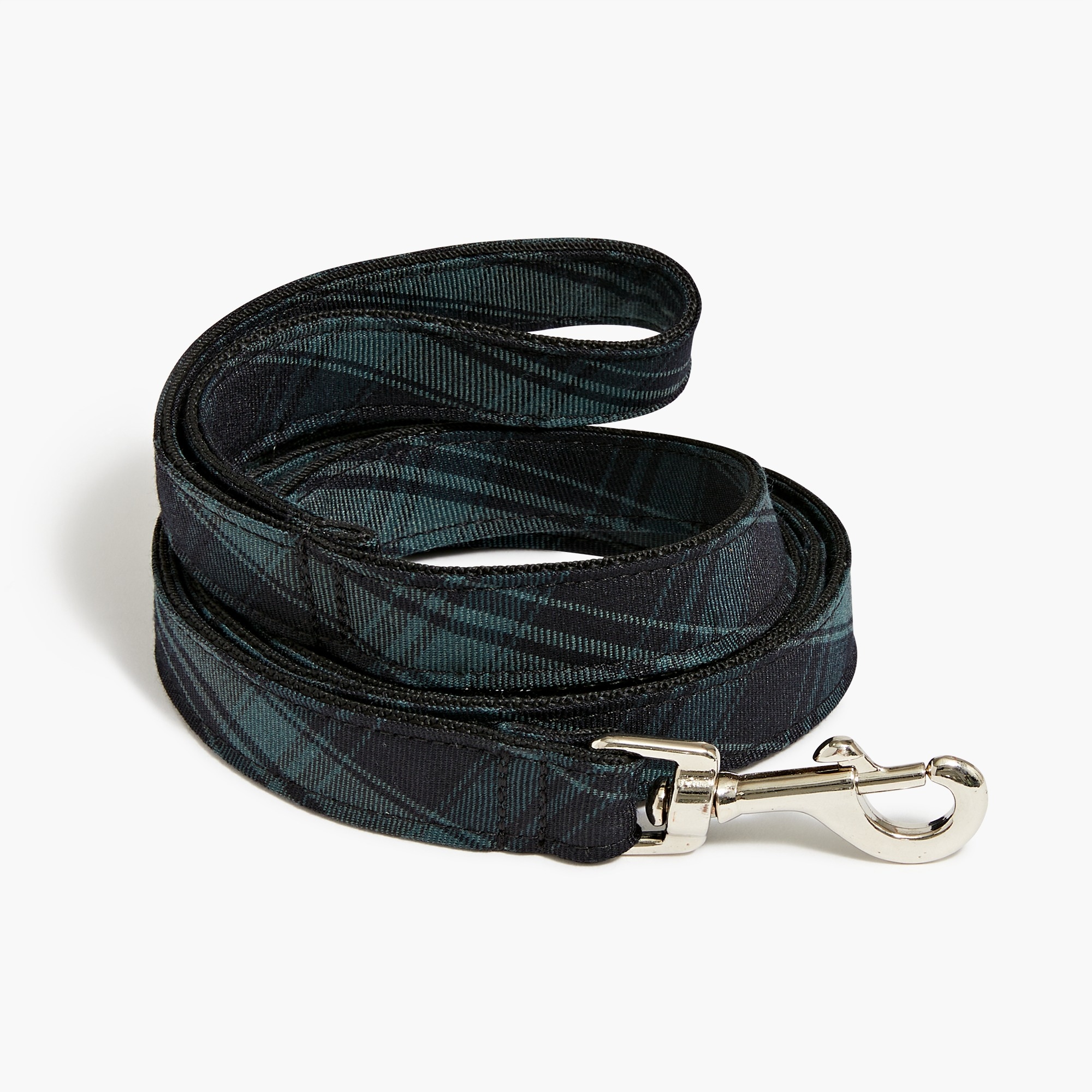 Crewmutts Black Watch plaid dog leash