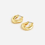 Rounded curb-link earrings