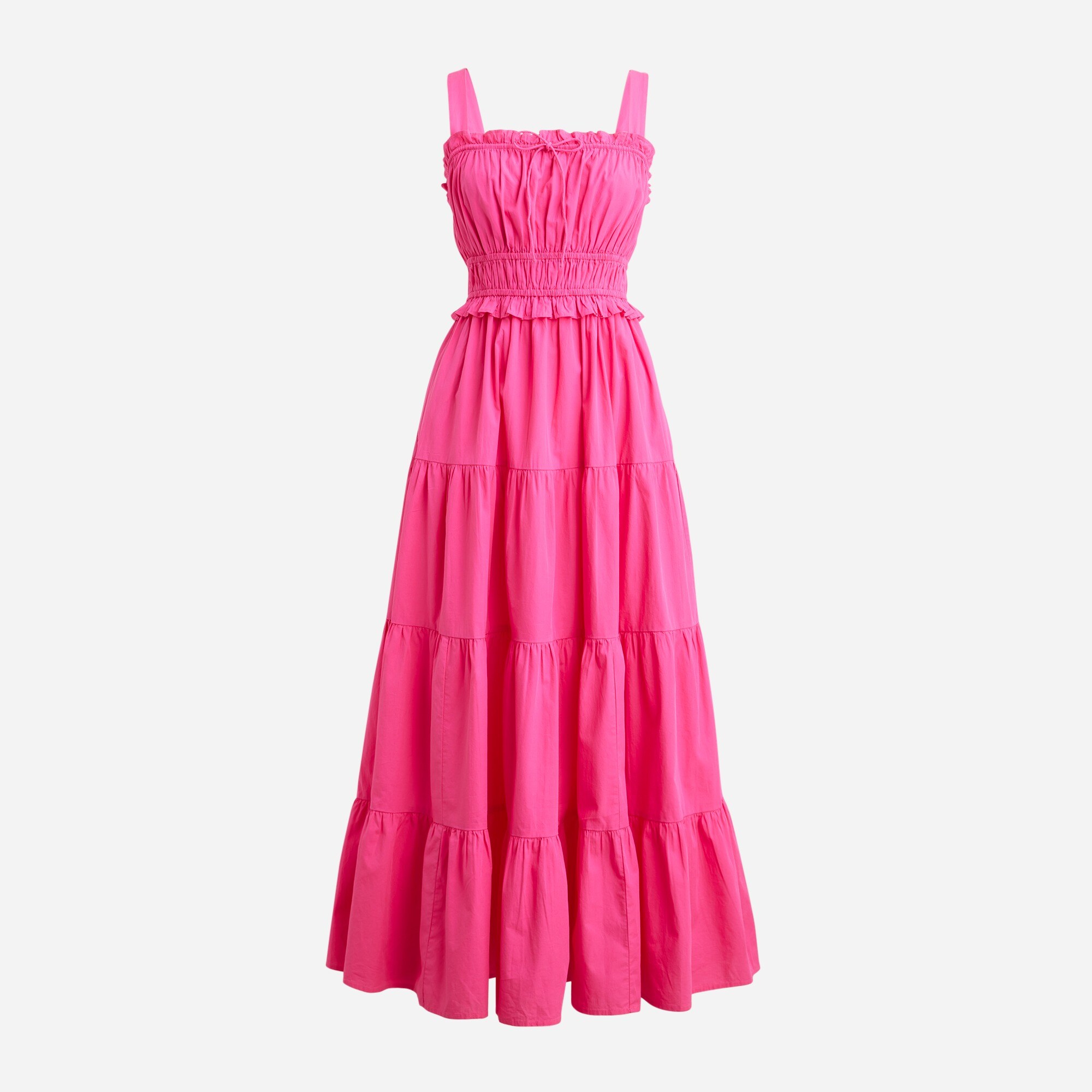 j crew tiered jersey dress J. Crew NWT Knit Broken-In Jersey Tiered Mini Dress - Tea Rose - Size 2X