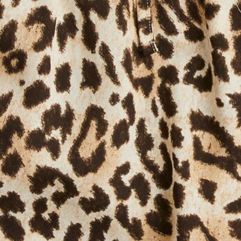 Ruffle tie-neck top in leopard print MARA LEOPARD NATURAL j.crew: ruffle tie-neck top in leopard print for women