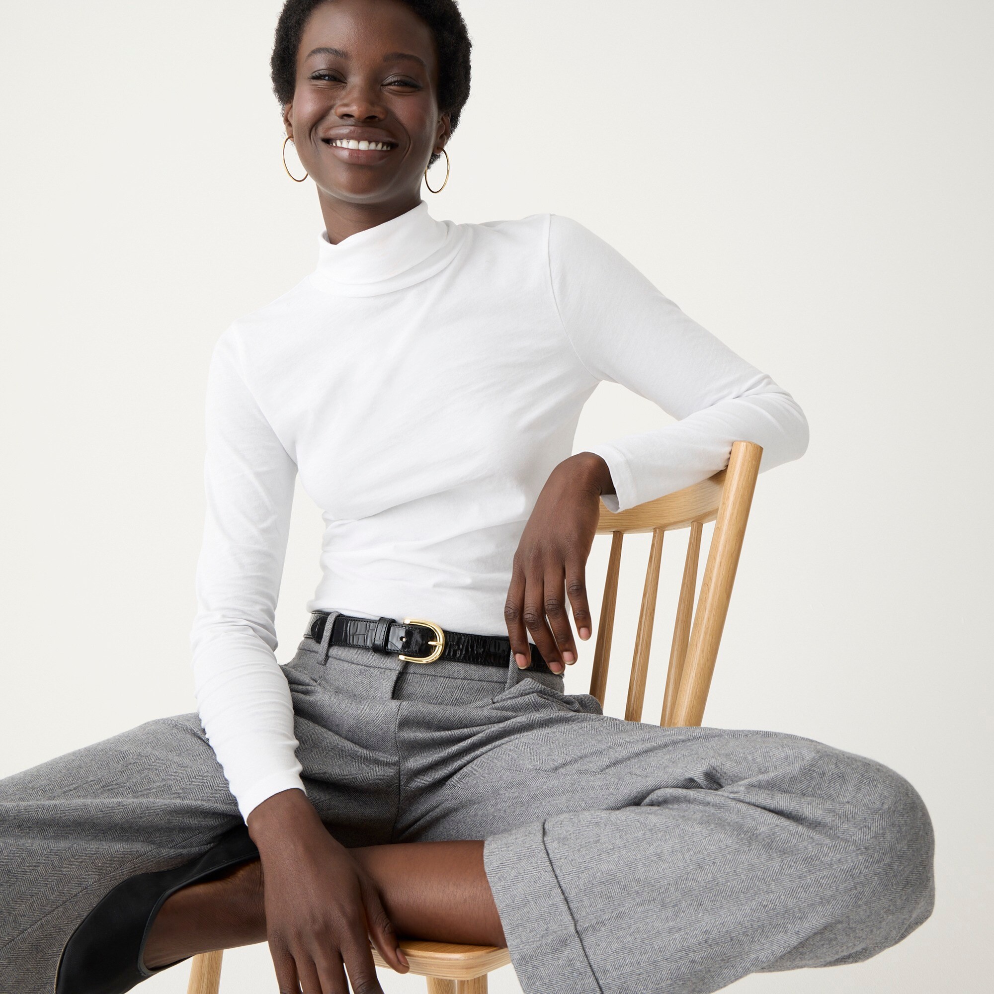 womens Tissue turtleneck