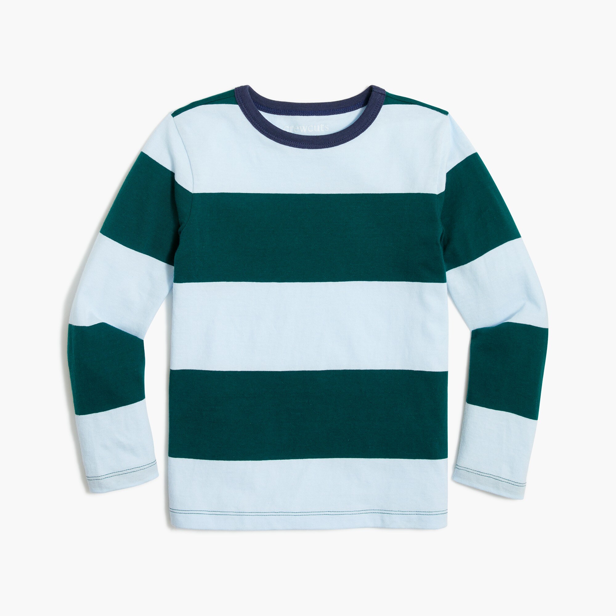 Boys' striped rugby tee