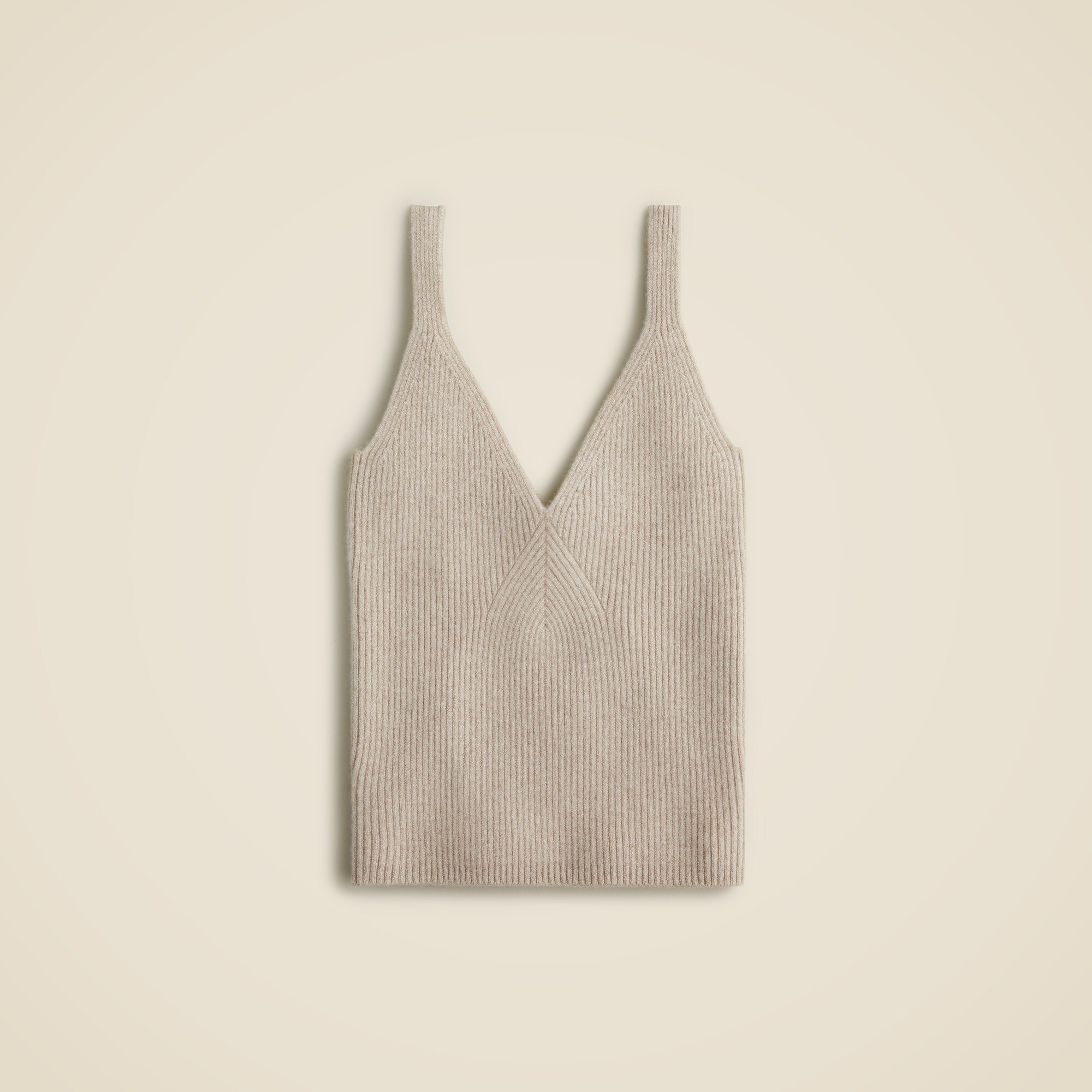 Cashmere-blend sweater-tank