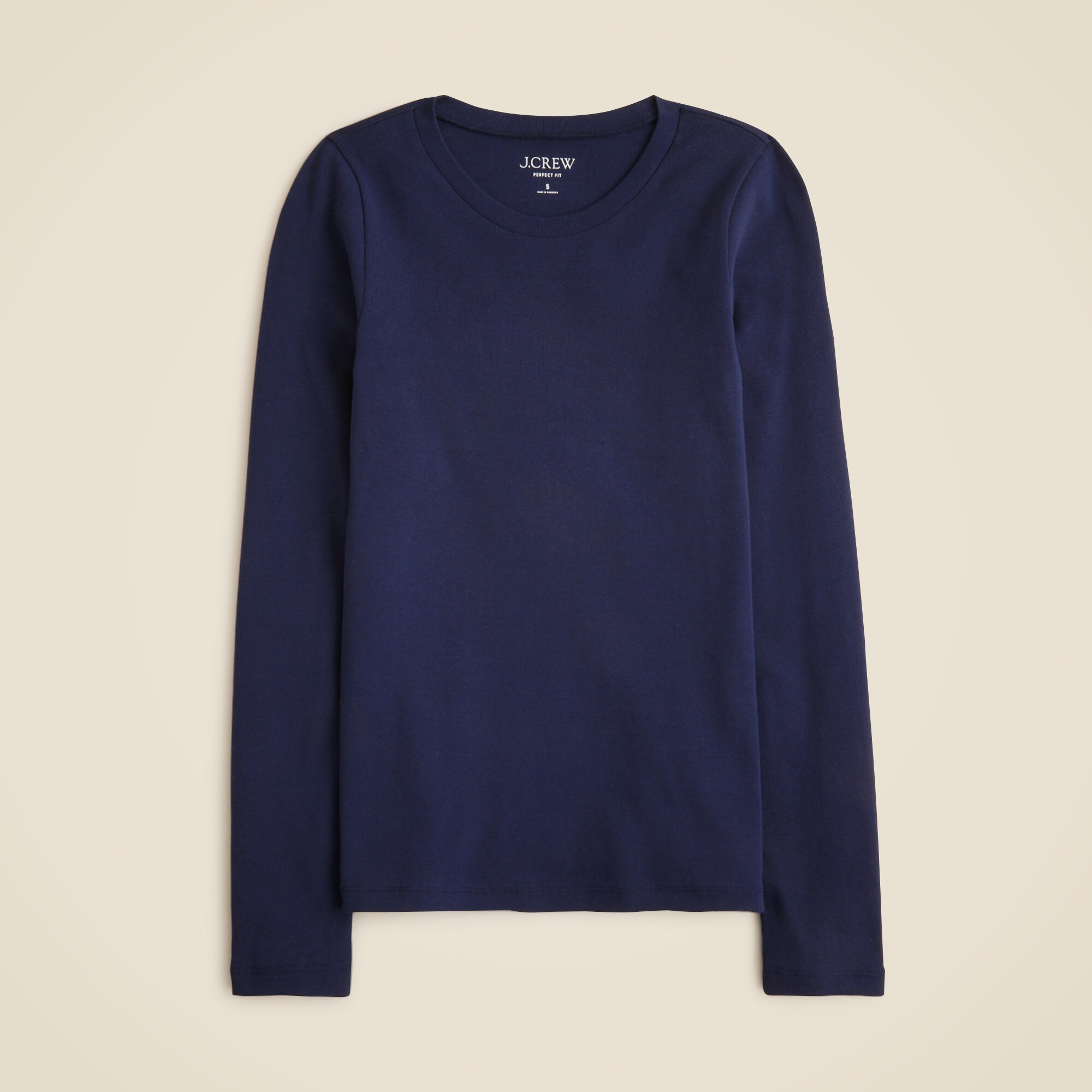 Feather Jersey Layered Long-sleeve T-shirt For Women | J.Crew