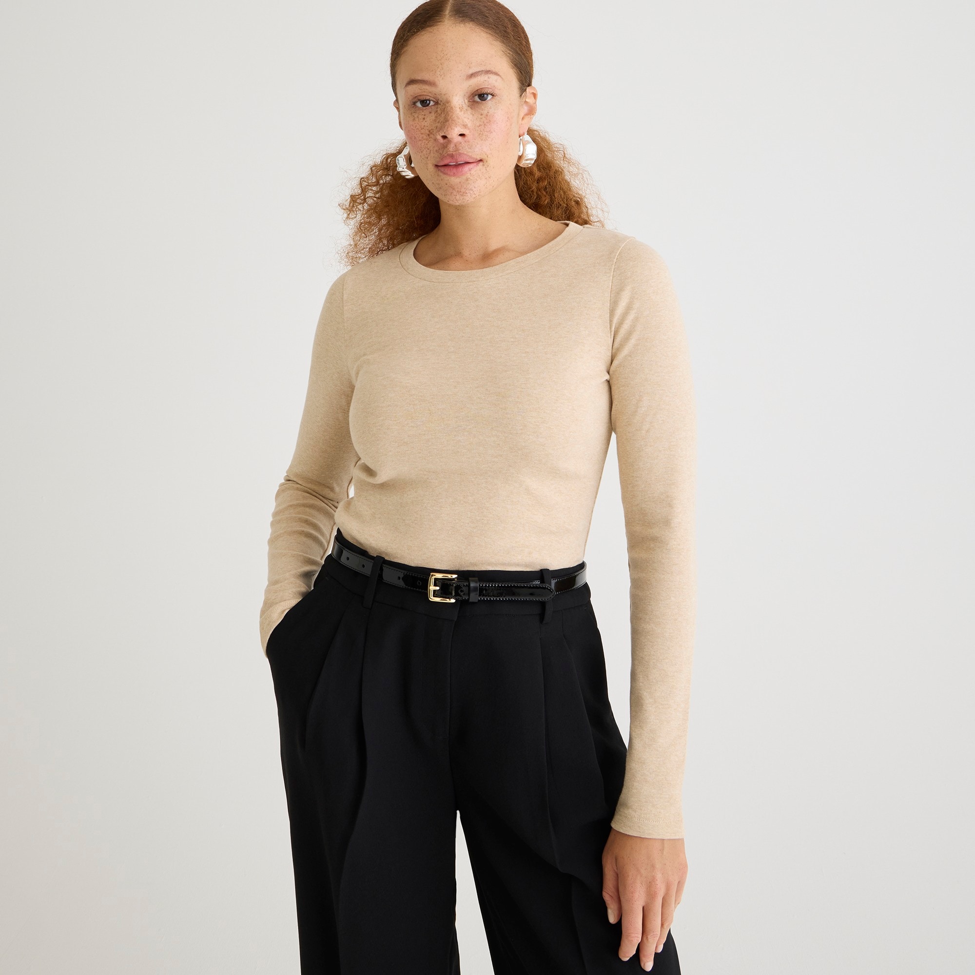 J.Crew: Perfect-fit Long-sleeve T-shirt For Women