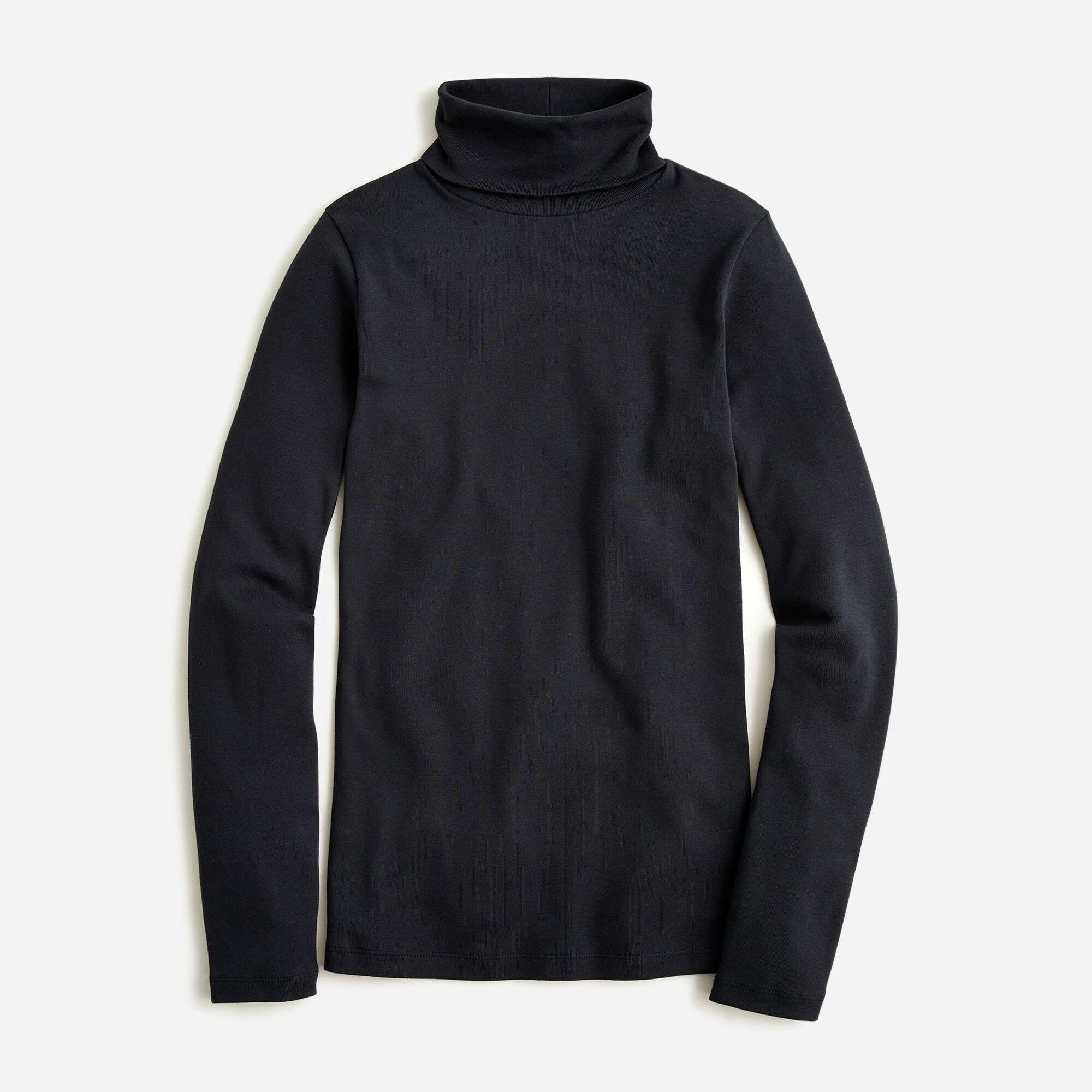 Perfect-fit ribbed turtleneck
