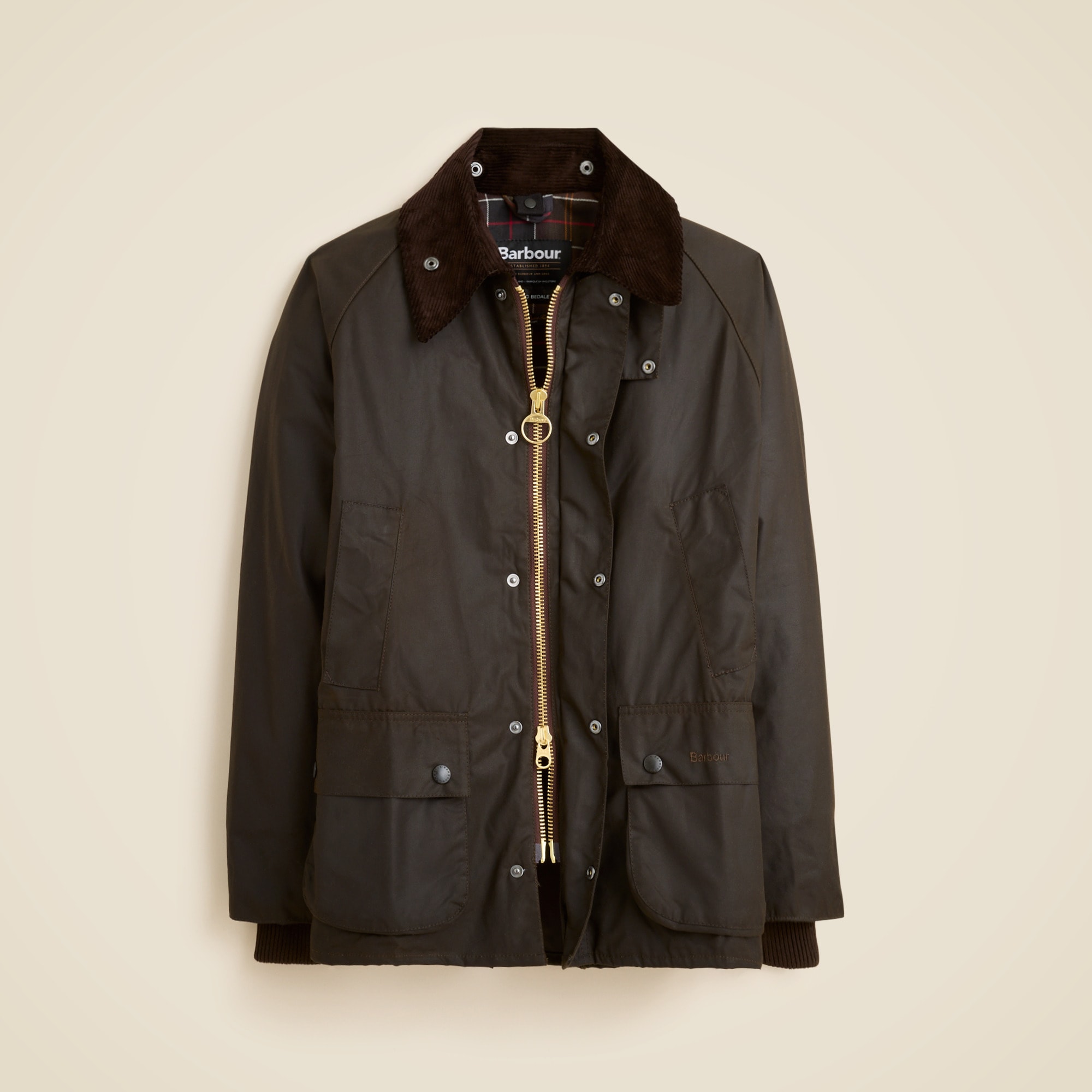 Barbour × Freada/別注OS WAX BEDALE Barbour Os Bedale Wax Jacket - Sage | Garmentory