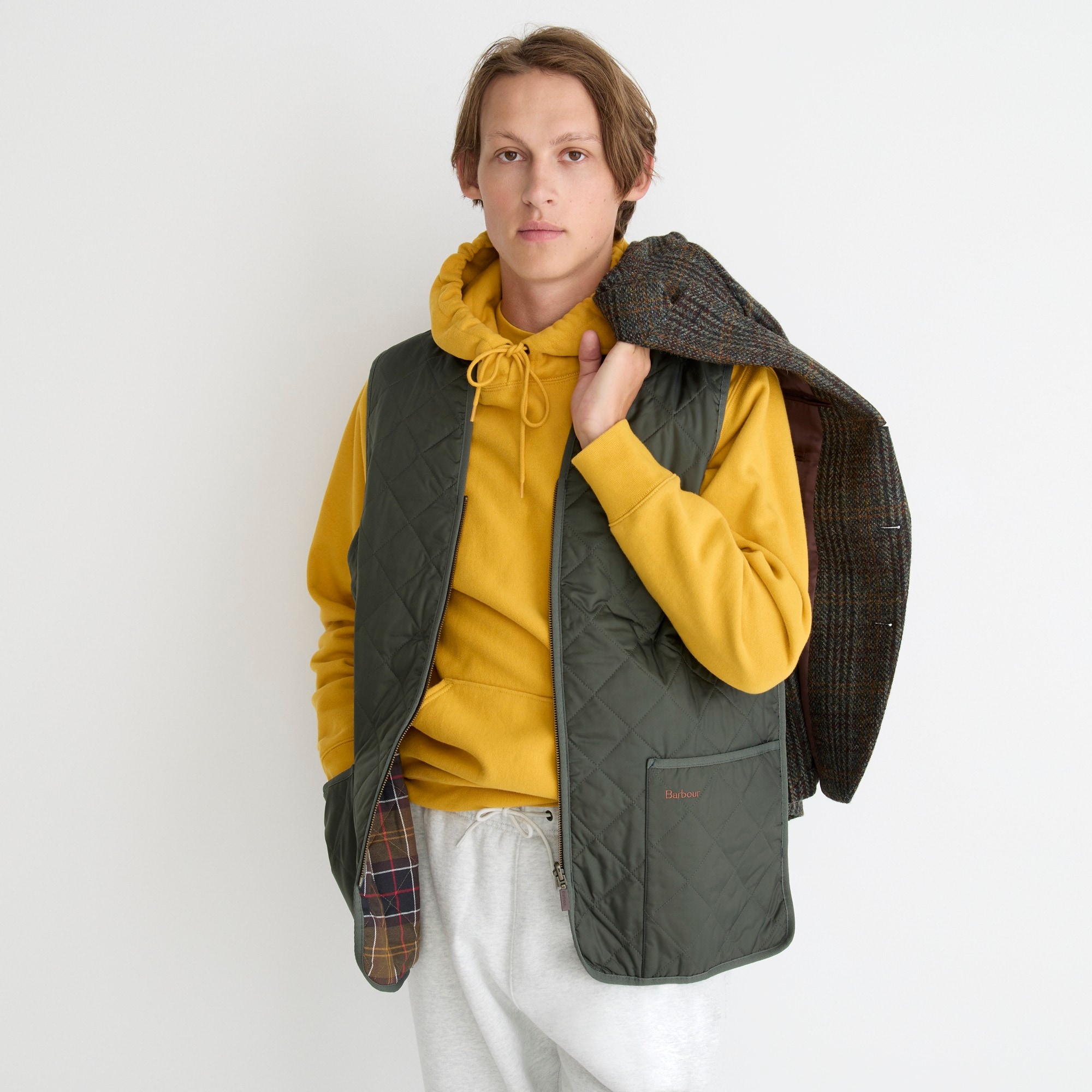mens Barbour&reg; quilted waistcoat liner