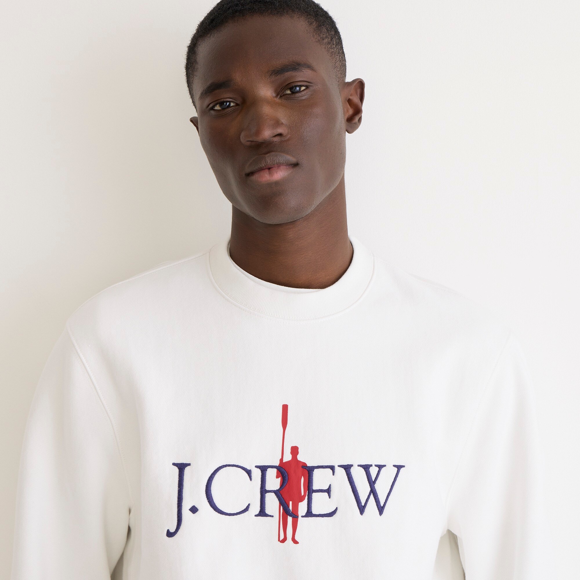 J crew embroidered sweatshirt 2025