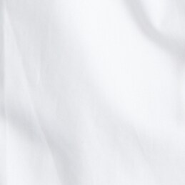 Scalloped cotton poplin popover top WHITE 