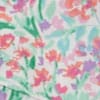 Short-sleeve printed flex casual shirt WHITE BRIGHT SPEARMINT 
