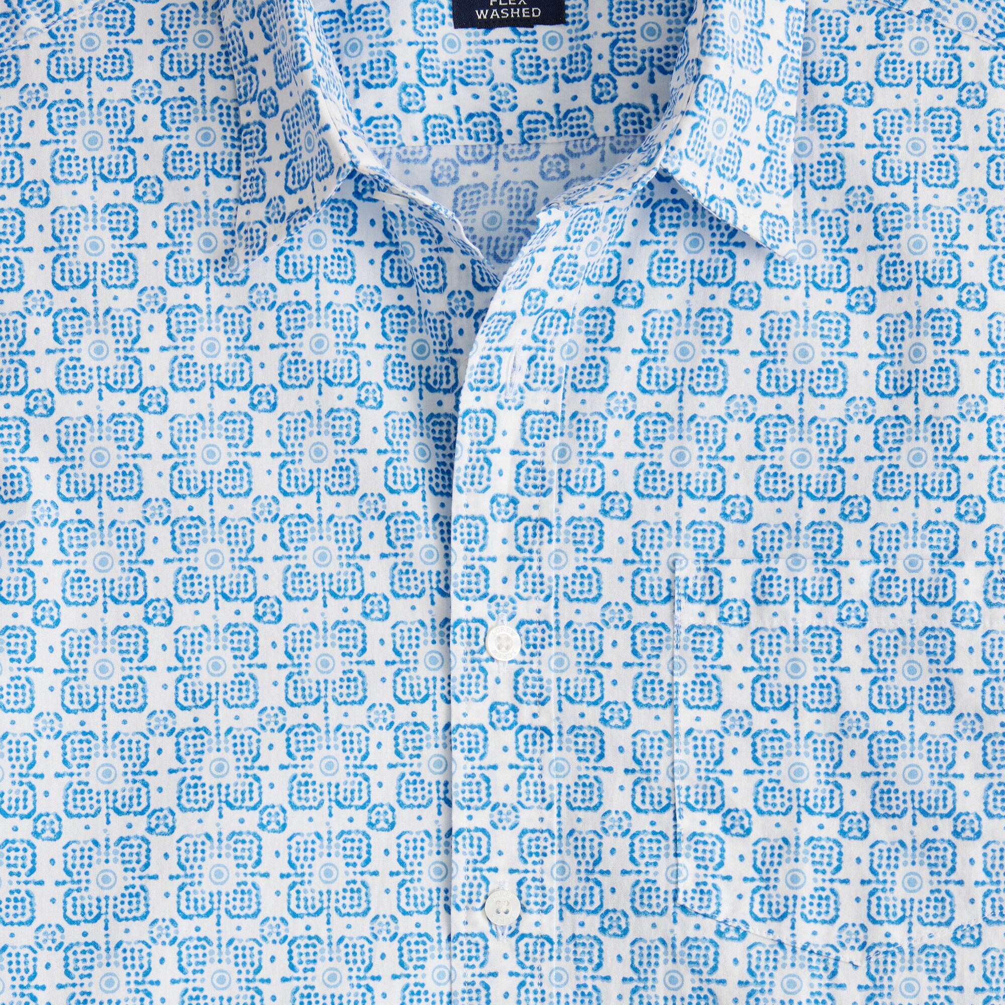 L Size White Navy Silk Shirt (No. 99/100) – Fuseinatti